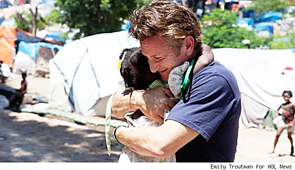 Sean Penn in Haiti